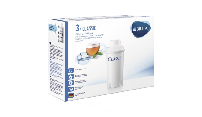1x3 Brita filtrikassettide Classic 3-pakk