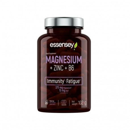 Magneesium TREC ESSENSEY MAGNESIUM+ZINC+B6 120 kapslit