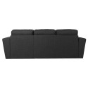 Corner sofa bed WHITBY dark grey