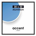 Nielsen pildiraam Accent Frosted 30x30cm, must (54126)