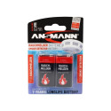 Ansmann battery smoke detector - Alkaline 9V EBlock, Blister