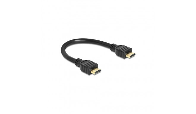 DeLOCK HDMI A St>HDMI A St 4K 0.25m - High Speedlinkd HDMI with Ethernet