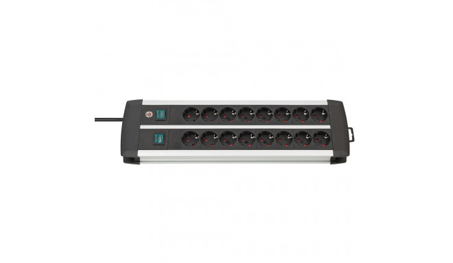 Brennenstuhl Premium Alu-Line technology, 16-way power strip