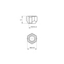 Mutter M14x1,5/17/21 avatud
