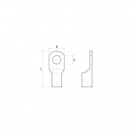 Juhtmeotsik 16mm-ava  10,5