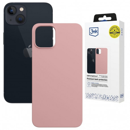 3mk Hardy MagSilicone Case for Apple iPhone 15 - Pink