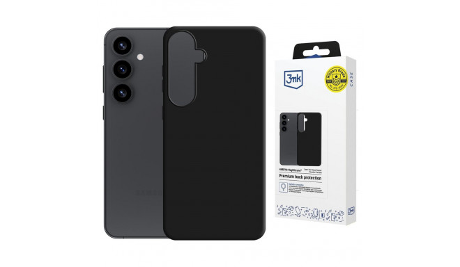 3mk Hardy MagSilicone Case for Samsung Galaxy S25 - Black