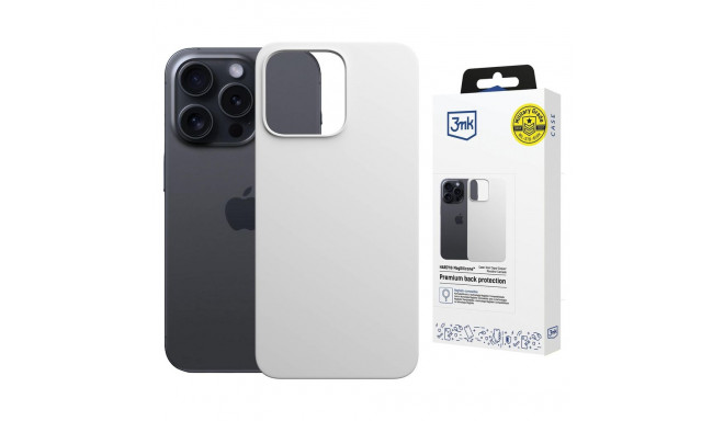 3mk Hardy MagSilicone Case for Apple iPhone 15 Pro Max - White