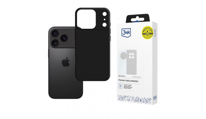 3mk Matt Case Pro for Apple iPhone 17 Pro Max - Matte Black