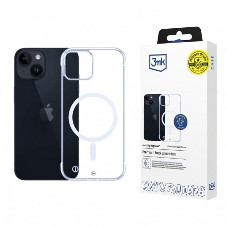 3mk Just20g MagCase for iPhone 14 Plus - transparent