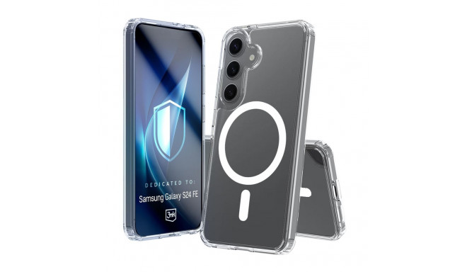 3mk Armor MagCase for Samsung Galaxy S24 FE - transparent