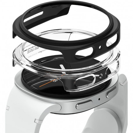 Ringke Slim 2-pack Case for Samsung Galaxy Watch 8 40mm - Transparent-Matte Black
