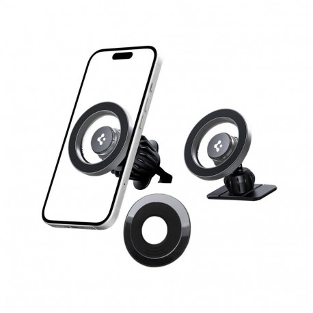 Spigen MFT13 MagSafe Car Holder for Cockpit or Air Vent - Silver