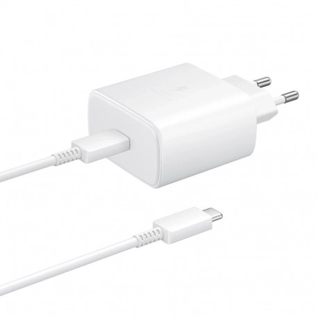 Samsung EP-TA845EWE 45W wall charger with USB-C cable Samsung EP-DW767JWE 45W 1.8m (OOB Bulk - repla