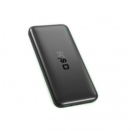 SBS Infinity Power Bank 10000mAh 10W LiFePo₄ USB-A USB-C - Black
