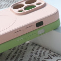MagSafe compatible silicone case for iPhone 15 Silicone Case - blue