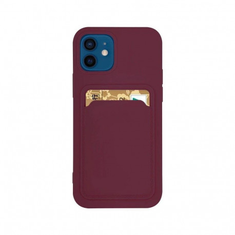 Card Case Silicone Wallet Case With Card Slot Documents For Samsung Galaxy S21 + 5G (S21 Plus 5G) Bu