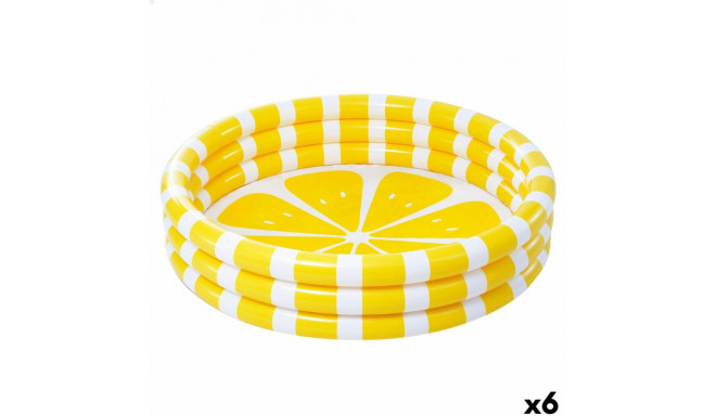 Inflatable Paddling Pool for Children Intex Lemon 147 x 33 x 147 cm Yellow (6 Units)