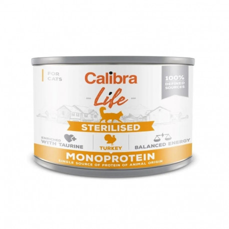 CALIBRA Cat Life Sterilised kalkun märg kassitoit 200g