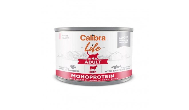 CALIBRA Cat Life Adult veiseliha märg kassitoit 200g