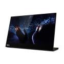Lenovo ThinkVision M14t LED ekraan 35.6 cm (14") 1920 x 1080 pikslit Full HD puuteekraan must