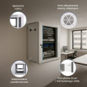 Extralink Rackmount cabinet 18U 600x600 Gray wall mounted
