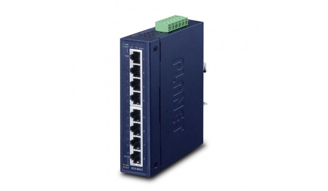 PLANET IGS-801T võrgulüliti haldamata L2 gigabit ethernet (10/100/1000) sinine