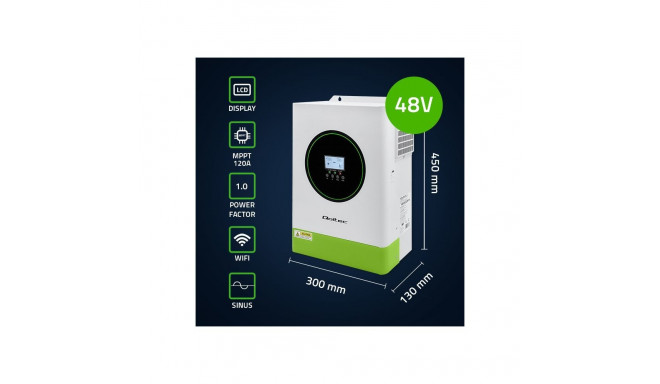 hübriid päikesepaneeli inverter off-grid 6200W | 120A