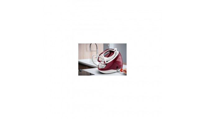 Tefal GV9220 steam ironing station 2600 W Durilium AirGlide Autoclean soleplate Burgundy, White