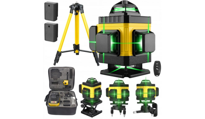 Extralink laser level set cross planar 4D with tripod