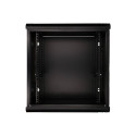 Extralink seinakinnitusega must rackmount kapp 12U 600x450