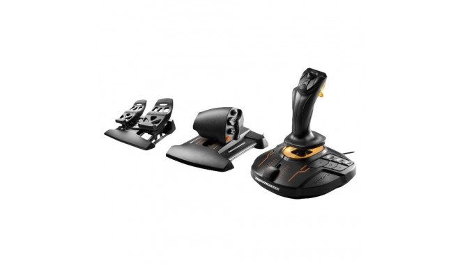 Thrustmaster T-16000M FCS Flight Pack must USB analoog/digitaal MAC, PC juhtkang