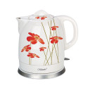 Feel-Maestro MR-066-RED FLOWERS electric kettle 1.5 L 1200 W Red, White