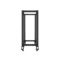 LANBERG RACK STAND 27U 600X800 (BLACK RAL9004)
