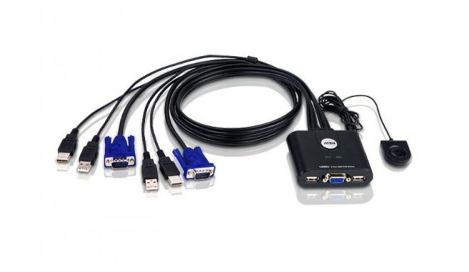 ATEN 2-pordiline USB VGA KVM-lüliti