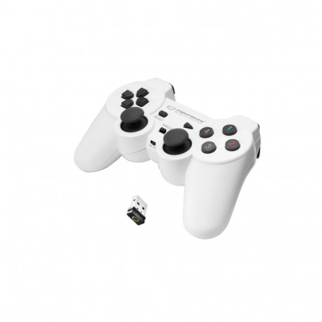 Esperanza EGG108W Gaming Controller Black, White RF Gamepad Analogue / Digital PC, Playstation 3