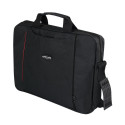 Esperanza SALERNO 39,6 cm (15,6") toploader kott must, punane