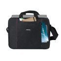 Esperanza SALERNO 39,6 cm (15,6") toploader kott must, punane