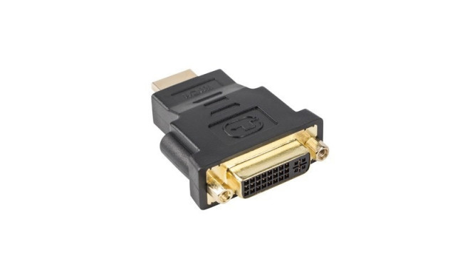 Lanberg AD-0014-BK cable gender changer HDMI DVI-D (F) (24 + 5) Black