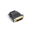 Lanberg AD-0013-BK kaabli suunamuundur HDMI DVI-D 18+1 Single Link must