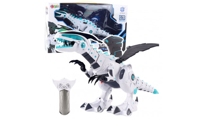 Zdalnie Sterowany RC robot dinosaurus tuled helid valge