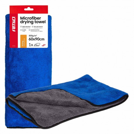 Ręcznik do osuszania samochodu 800gsm 60x90cm amio-04488