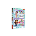 Puzzle 2x70 elementów baw się z gabby