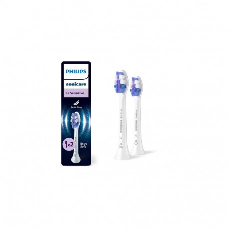 Philips hambaharjaotsikud Sonicare HX6052/87 tundlik standard 2tk, valge