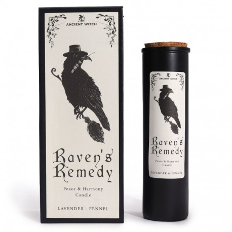 Candle - Ancient Witch Raven's Remedy Lavender Fennel 50h Burn Time 708g