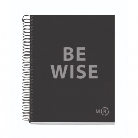 Kaustik A5 80l täpiline spiraal 2-ne augustus BE ECO ANTHRACITE Miquelrius