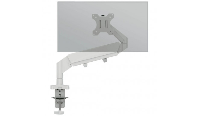 Monitori lauakinnitus Leitz Ergo Space-Saving Single Monitor Arm, helehall, C-clamp, VESA75x100 kuni
