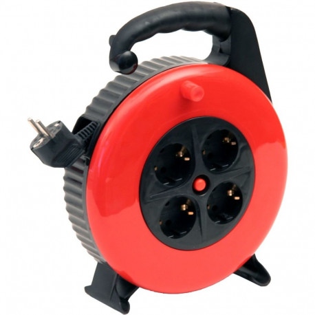 Pikendusjuhe 10 meetrit 4 pesa, kaablitrummel HJR-2B 3G1,0