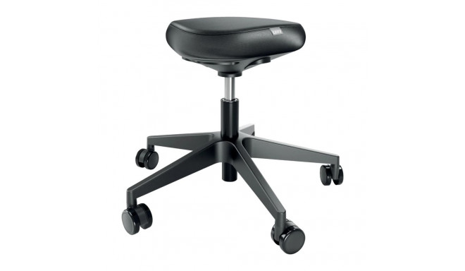 Sadultool Leitz - ergonoomiline istumistool ratastega, must