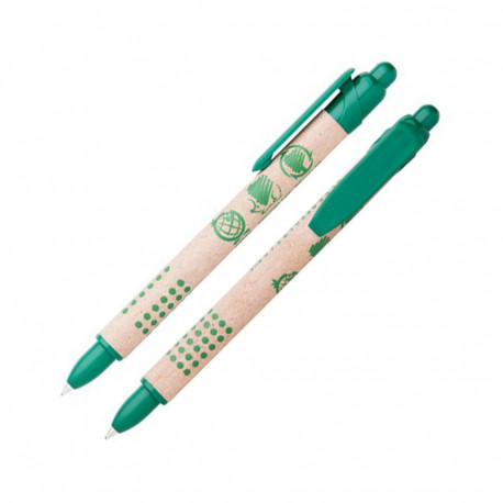 Pastapliiats Ico Green Paper Pen 0,8mm, sinine  3Re (2 tk)